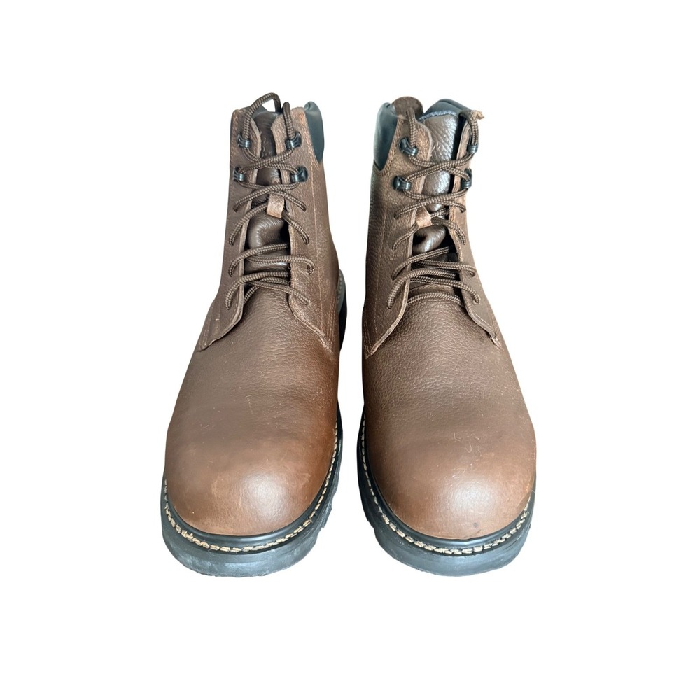 Masterson Boot Co Mens Brown Leather Composite Toe EH Work Boots Size 11 EW ASTM